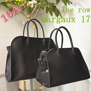 Women Real Leather Cross The Row Luksus Margaux15 Terrasse Messse Messenger Tote Torby
