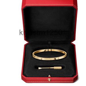 Pulseira fina 6 diamantes pulseiras designer de jóias de luxo feminino 3.65mm rosa ouro platina pulseiras presente para mulheres acessórios atacado ujqi
