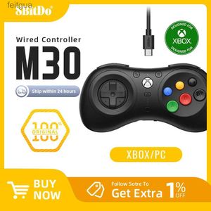 Game Controllers Joysticks 8BitDo M30 Wired Controller - for Xbox Series X|S Xbox One and Windows with 6-Button Layout - Officially Licensed YQ240126