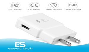 Caricabatterie rapido QC 20 Adattatore 5v2A Caricatore rapido USB da muro UK EU US Plug Travel universale per Galaxy S8 S7 Edge S6 S6 Edge7515006