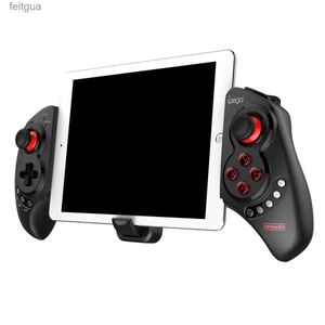 Игровые контроллеры Джойстики Ipega Gamepad PG9023S Bluetooth-джойстик для 8,4-дюймового телефонного планшета Контроллер pubg Беспроводной геймпад для ПК iaomi TV box Android YQ240126