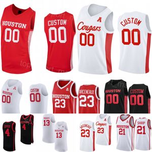 Men Women Kids College Basketball Cougars Jerseys 4 LJ Cryer 11 Damian Dunn 21 Emanuel Sharp 5 Javier Francis 13 Jwan Roberts 23 Terrance Arceneaux Team University