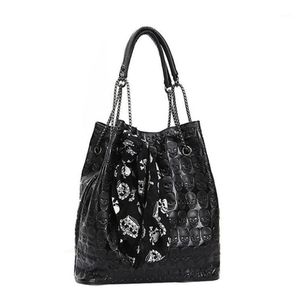 Borse a tracolla Borse OCARDIAN per donna 2021 Borsa grande moda Catena teschio Lady Tote Dropship M261263h