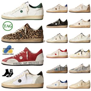 Leather Vintage Suede Designer Casual Shoes Luxury Ball Star Womens Mens Wholesale Handmade Trainers Gold Glitter Loafers Upper Silver Italy Brand Basketball