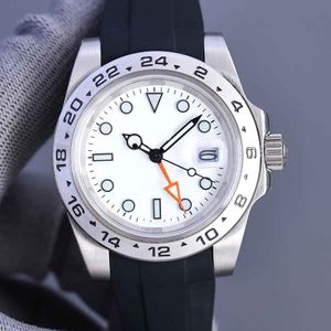 Watch Fashion 42 mm Ceramic Pierścień Casual Mens Watches Business Wristwatch Gumowy pasek mechaniczny automatyczne zegarek Montres de Luxe