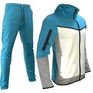 رجالي Tracksuit Tech Set Set Track Track Suit كرة السلة لكرة السلة Rugby Rugby من قطعتين معاطف سميكة المعاطف السميكة للرجال ركض الجودة جودة JU 729