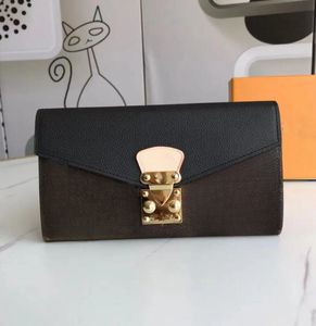 Fashion Designer Women Short Wallet woman purse Discount original box card holder ladies handbag Zero wallet card package