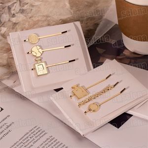 Designer Alloy Hair Clips Classic Solid Letter Metal Hair Clip Barrettes Hair Pins Jewelry
