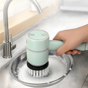 Brushes Electric Cleaning Brush Usb Rechargeable Automatic Wireless Handheld Kitchen Dishwashing Brush Bathtub Tile Cleaning Brush