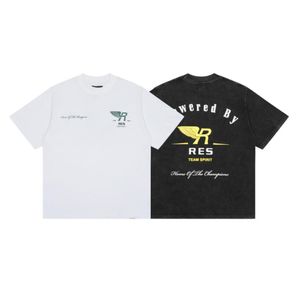 24SS Summer Europe Team Spirit Wing Tee Cutton T Cutton T Shirts Mens Men Skateboard Shirt Tshirt Comply9926750