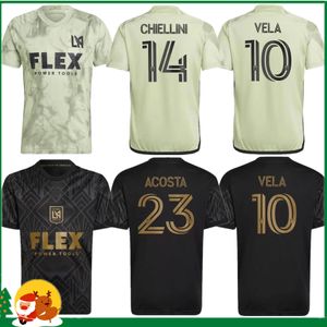 Лос -Анджелес FC Bale Soccer Jerseys 2023 2024 Cifuentes Biuk Chiellini Vela D.bouanga acosta opoku 22 23 24 футбольные мужчины рубашка