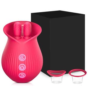 Sex Toy Massager Clitoral Licking Rose Vibrators 12 Modes Clit Sucker Female Masturbator Sex toy Toys for Women Gift Breast Pussy Suction Cup