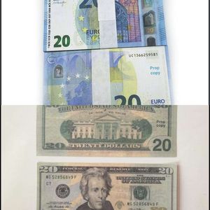 Другие праздничные вечеринки поставляют фальшивые деньги банкнота 10 50 50 100 200 долларов США евро реалистичные игрушечные бор
