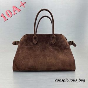 Qualidade 2024 outono e inverno A nova bolsa margaux 15 bolsa alcantara feminino saco de crossbody high style ombro esportes