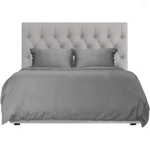 Bedding Sets El Sheets Direct Duvet Cover Bed Linen Set 3 -Piece Dark Gray King Comforter