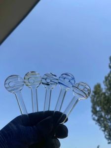 Neueste Regenbogen-Pyrex-Pfeife Mini 10 cm Glas-Ölbrenner-Pfeife, bunt, hochwertig, tolle günstige Röhren, Nagelspitzen zum Rauchen