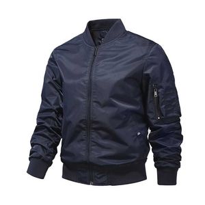 Men's Jackets New Military Jackets Men Solid Color Bomber Jacket Spring Autumn New in Outerwear Aviator Baseball Jackets Outdoor Clothing Male J240125