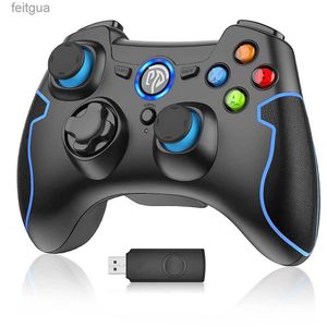 Controladores de jogo Joysticks EasySMX Arion 9013 Android Gamepad Controlador sem fio PC Joystick para Windows 10 11/ /TV Box com função de vibração turbo YQ240126