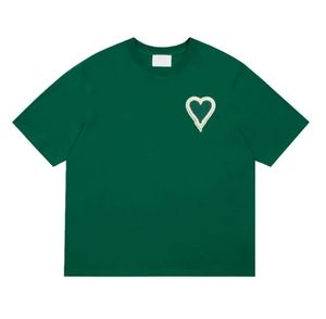 Erkek Tasarımcı Amis T Shirt Günlük Adam Kadın Tees Mektupları ile Baskı Kısa Kollu Günlük Amis Tshirt Lüks Erkek Hip Hop Giysileri