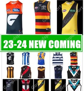 23Afl Port Adelaide Karnten Jersey Essendon Bombbers St Kilda Brisbane Fremantle Dockers Tank Goldcoast Hawthorn Vest Rules CCC