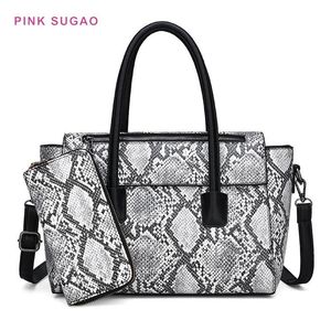 Rosa sugao designer bolsas bolsas femininas ombro mensageiro sacos 2019 novo estilo tote bags bolsas 2 pçs conjunto crossbody sacos pu lea2450