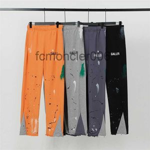 Mens Pants Galleries Sweat Depts Speckled Letter Print Men's Women's Couple Loose Versatile Casual Straight S-xl 002 A3R1