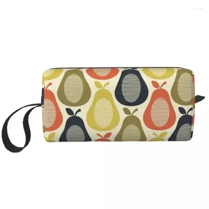 Borse per cosmetici Borsa da viaggio Scribble Pears multi modello Borsa da toilette portatile Orla Kiely Organizer per trucco Custodia per kit Dopp per bellezza