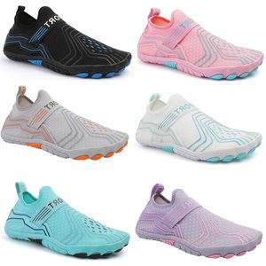 Sandaler strandvattenskor män sommar simning röd orange grön blå rosa svart lila utomhus man kvinnor tofflor snabba torr aqua lägenheter yogastrumma 36-45 euro 36-45