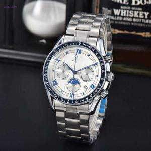 Toppmärken Herrens klockserie Fashion Commercial Chronograph Automatic Hinery Mechanical Designer Movement High Quality Watches