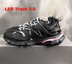 Scarpe eleganti Designer Led Track 3 3.0 Scarpe Uomo Donna Sneakers Triple Nero Bianco Rosa Blu Arancione Giallo Verde Tess.s. Sneaker in Gomma Tracks Sport 3365UI