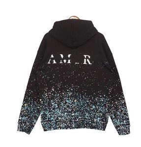 Yaz Erkek Kadın Hoodie Amaris Tasarımcı Baskılı Üstler Tees Moda Adam Tişört Kaliteli Pamuk Gündelik Kısa Kollu Lüks Hip Hop Street Giyim Kapüşonları Amiris Beyaz JV5