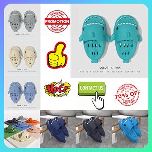 Casual Platform Slides Designer Shark Slippers Shoes Summer Beach Outdoor Cool Slipper Fashion Wide Designers Slides Lady Slide Flat Flip Flops Sandaler