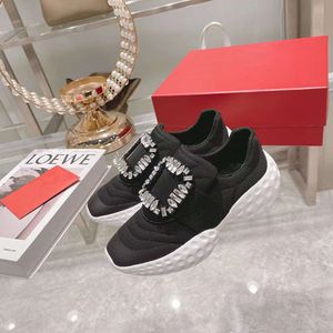 Casual the Early 2022, New Rhinestone Mid Heel Thick Sole Daddy Female Ouyang Nana Are Same Type High Rise Sneakers