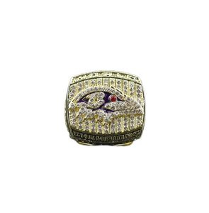 2000 Baltimore Crow Championship Ring with Tood Box Men Sport Fan Souvenir Gift grossist