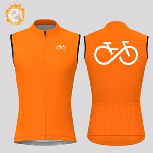 Gilet da ciclismo invernale per uomo Gilet termico invernale in pile per bicicletta Gilet caldo per bici da strada di montagna Maglie ciclismo senza maniche calde 240123