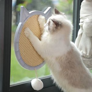 供給新しい摩耗猫のスクラッチパッドミニ猫のスクラッチボード子猫サイサルパッドおもちゃ粉砕ネイルスクレーパーパッド送料無料
