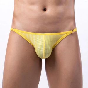 UNDUPTS MENS ALT SEZİ Üçgen Külot Eşcinselleri İç çamaşırı Kılavuzları U Pouch Bel Bikini Hombre Lingerie Erotik