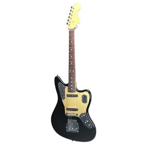 ISHIBASHI FSR Made in Japan Tradizionale Jaguar anni '60 in palissandro FB nero con chitarra