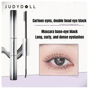 Judydoll Double Head Eyelash Primer Mascara Cream Shaped Curling Long Thick Dense Smooth Eyelashes Enlarge Eyes Tool Eye Makeup 240124