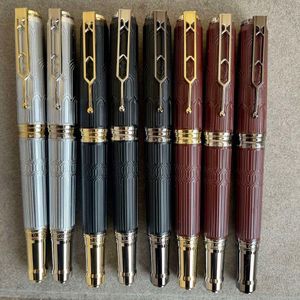 Toptan Yeni Sınırlı Sınırlı Yazarlar Victor Hugo Signature Roller Ball Pen Pens ile Heykel Klip Ofis Yazma Kırtasiye 5816/8600