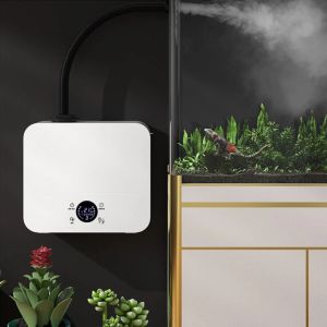 Ürünler Akıllı Sürüngen Sisleyici Terrariumlar Nemlendirici Elektronik Zamanlayıcı Otomatik Mist Yağmur Ormanı Sprey Sistemi Kiti Sprinkler