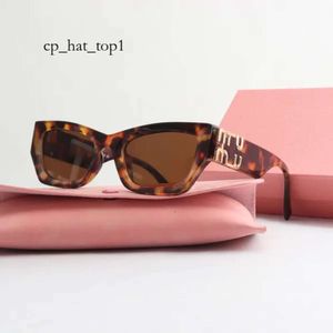 Miui Miui Sunglasses Designers Sunglasses for Women Personality Mirror Mirror LegMiui Glasses Metal Large Letter Design Factory Outlet Promotial Special 2143 3704