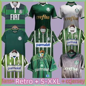 92 93 94 98 10 14 Palmeiras R. CARLOS Ретро футбольные майки 24/25 EDMUNDO Мужские ZINHO RIVALDO EVAIR Домашние зеленые футбольные майки Мужская форма с коротким рукавом