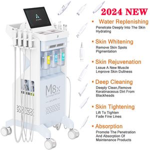 2024 Hydra facial dermabrasion microdermabrasion acne scars removal device water peeling improve skin dull