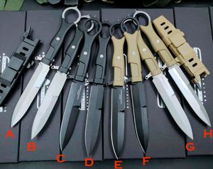 Охотничий нож Extrema-ratio 606 с фиксированным лезвием N690, стальное лезвие, нейлоновые ручки из стекловолокна, инструменты для кемпинга, уличного использования, тактические боевые прямые ножи для самообороны