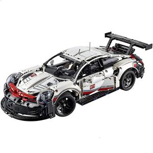 Diecast Model Cars 911 Rsr Engineering Car Compatibile 42096 Mattoni 1580 Pezzi Kit di costruzione per annunci pubblicitari Regali per bambini Blocchi di costruzione Otchg