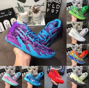 New Lamelo Ball Shoes MB.01 02 03 Lo Mens Basketball Shoe 1 Queen City Rick and Morty Rock Ridge Blast Buzz City Galaxy Unc Iridescent Dreams Trainers Sport