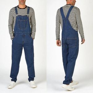 Mäns jeans 2024 denim Brace i ett stycke Sling Cargo