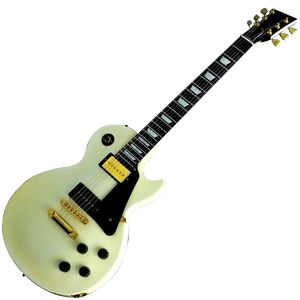 Paul Studio 2009 Mod Alpine White Gold Hard War E-Gitarre