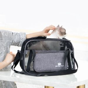 Marsupio da viaggio per gattini Borsa per cuccioli di forma tridimensionale traspirante Pet Cat Dog Carrier Panier Borsa Accessori per animali domestici